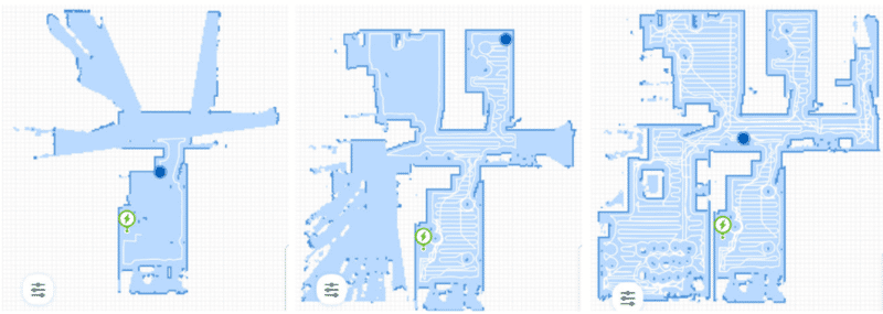 Ecovacs Deebot OZMO T8+ creates a map on its first cleaning adventure
